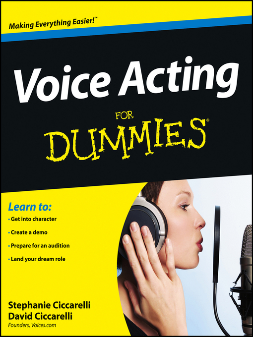 Cover image for Voice Acting For Dummies